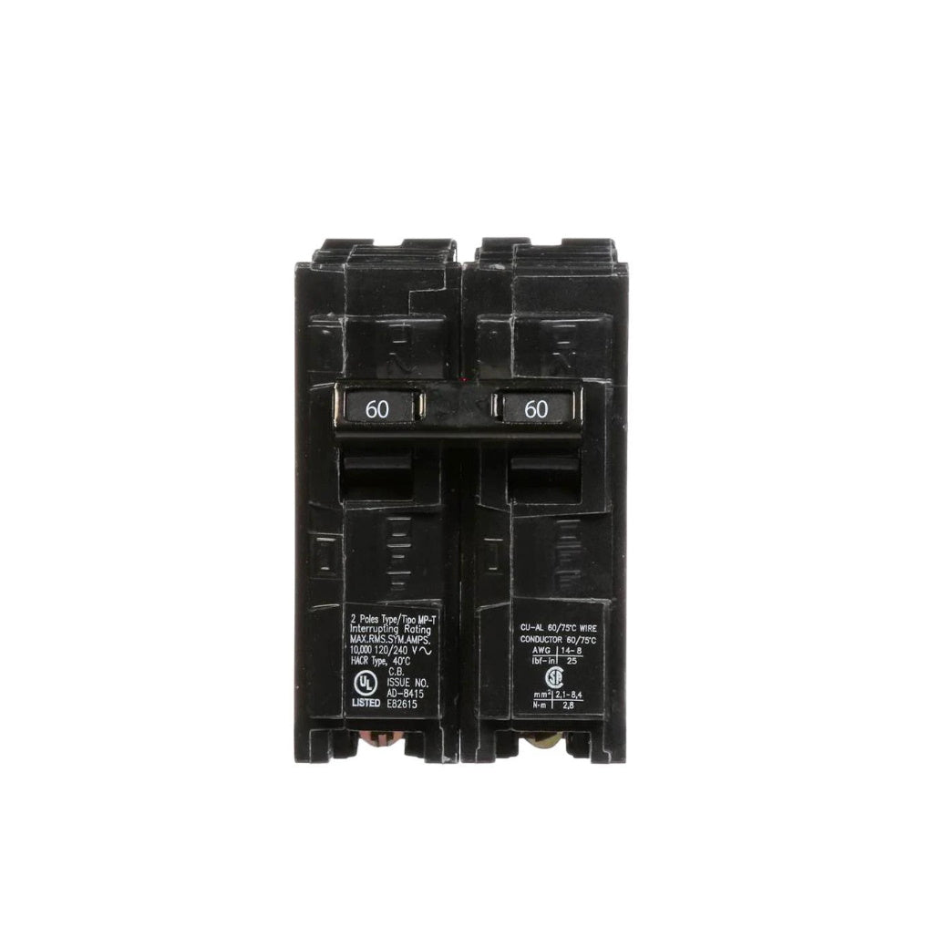 Q260 60-Amp Double Pole Type QP Circuit Breaker Light52.com "Keyword" "siemens q260 vs q260h" "siemens q260 canada" "siemens q260h" "60 amp siemens breaker" "siemens 60a 2 pole 120240v type q breaker" "siemens 100 amp breaker" "siemens eqs260" "siemens 60 amp breaker home depot"