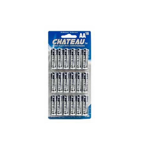 Chateau heavy duty batteries provide value AA 18 Pack - Light52 - LED Lighting Electrical Suppliers