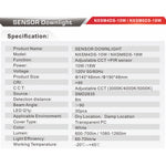 6Inch Motion Sensor Downlight-18W - Light52.com