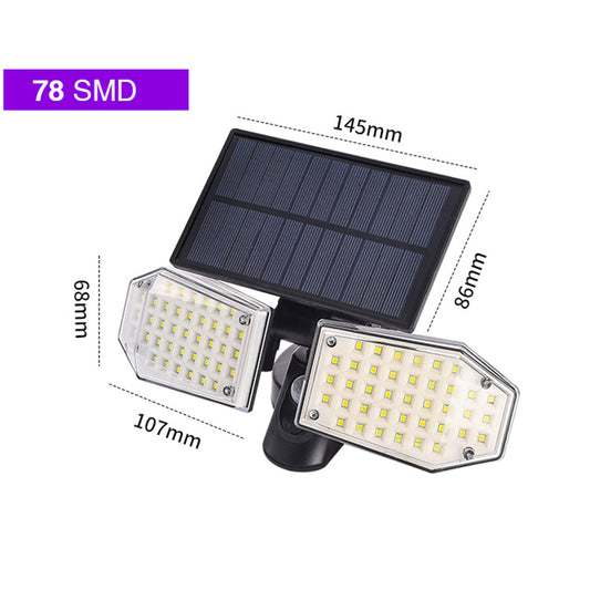 Solar Security LED Light 78LED - Light52.com