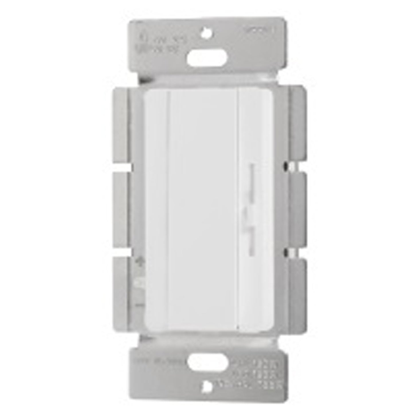 Preset Slide Dimmer w/wall plate - S.P. & 3 Way White - Light52.com