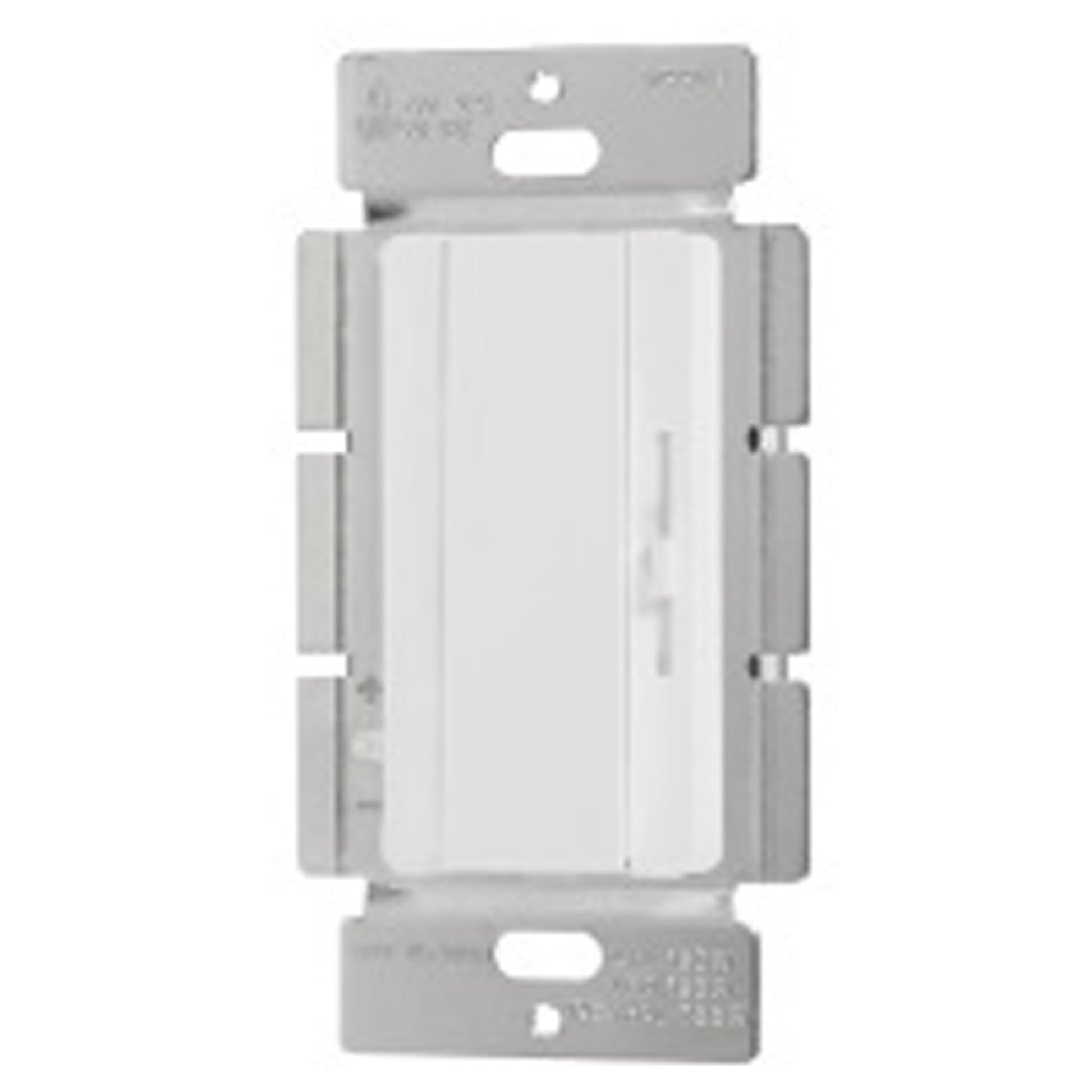 Preset Slide Dimmer w/wall plate - S.P. & 3 Way White - Light52.com