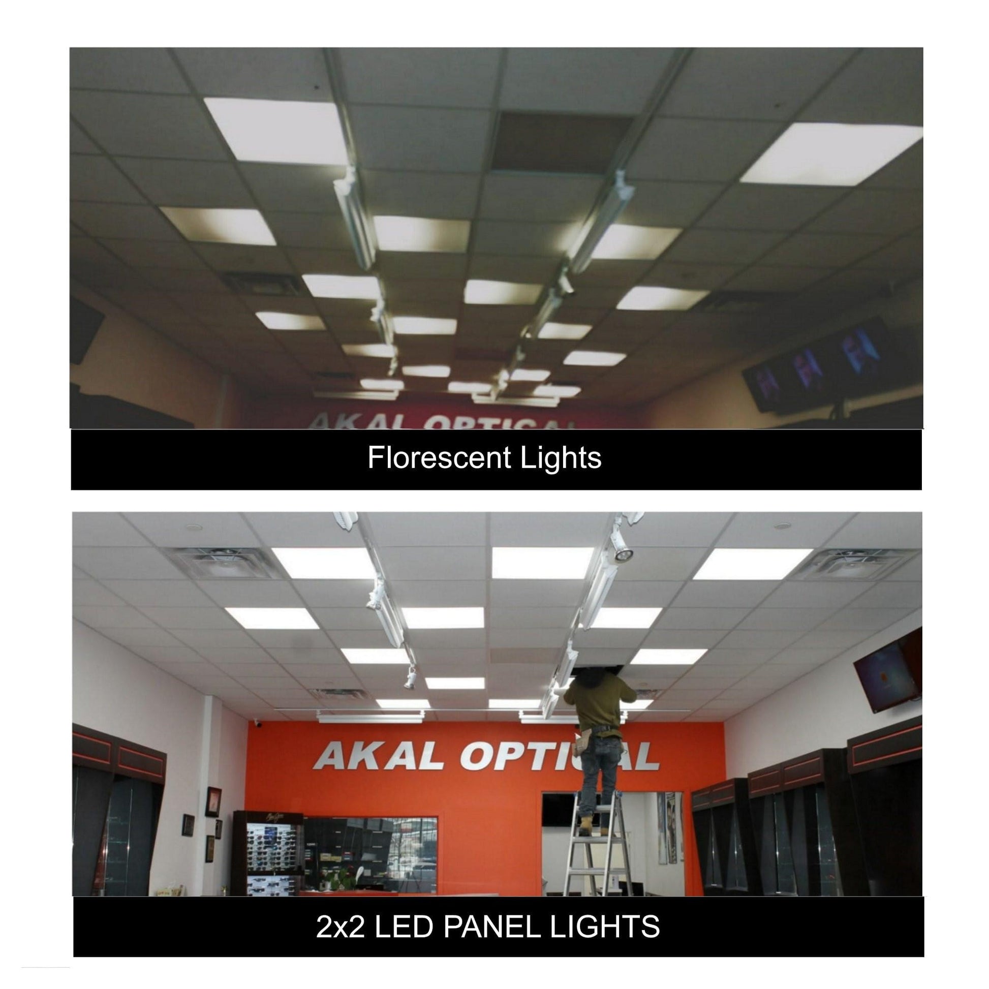 2x2 ft LED Panel Light 30W 120~347V 3750Lumens - Light52.com