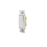 15A Decora Switch Single Pole 120V White - Light52 - LED Lighting Electrical Suppliers