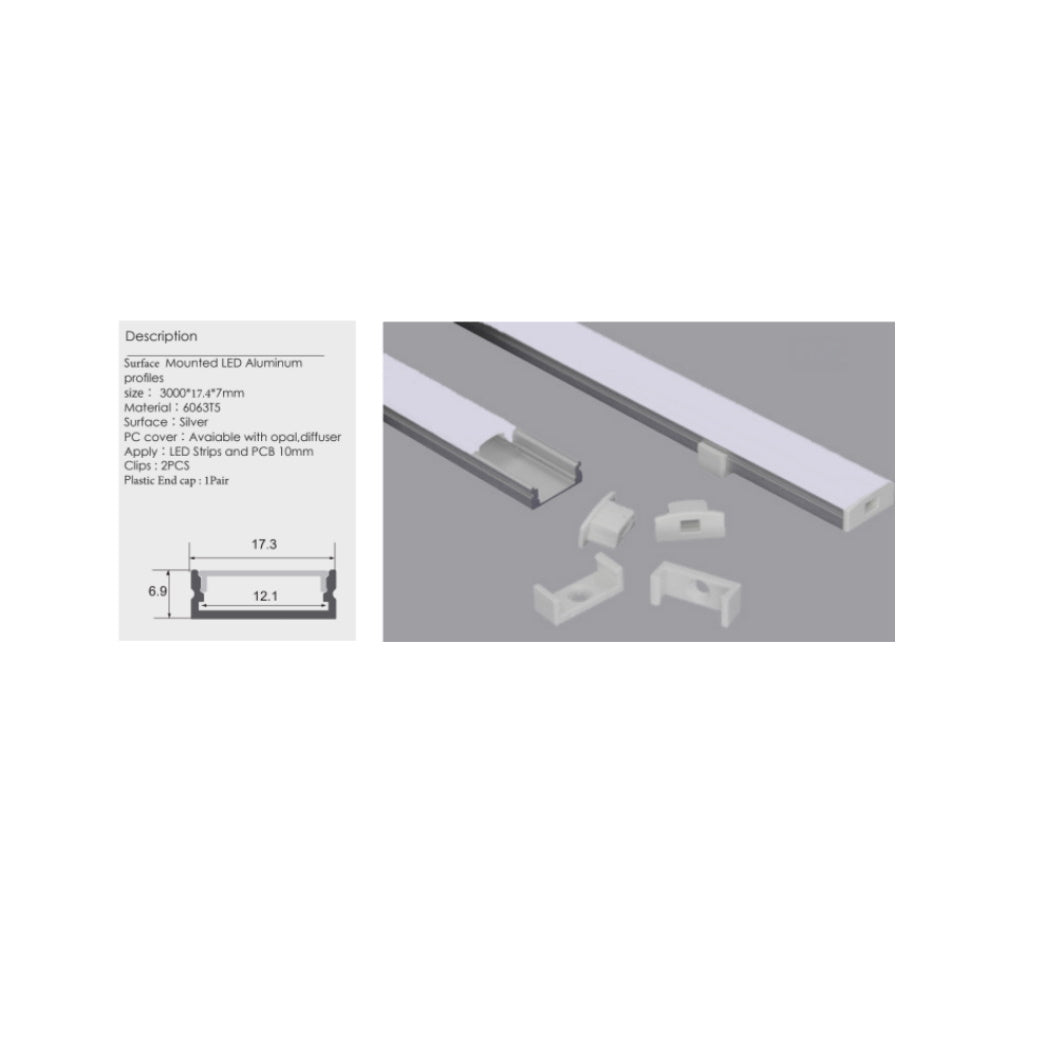 Shallow Linear Channels with diffuse covers - Light52 - LED Lighting Electrical Suppliers