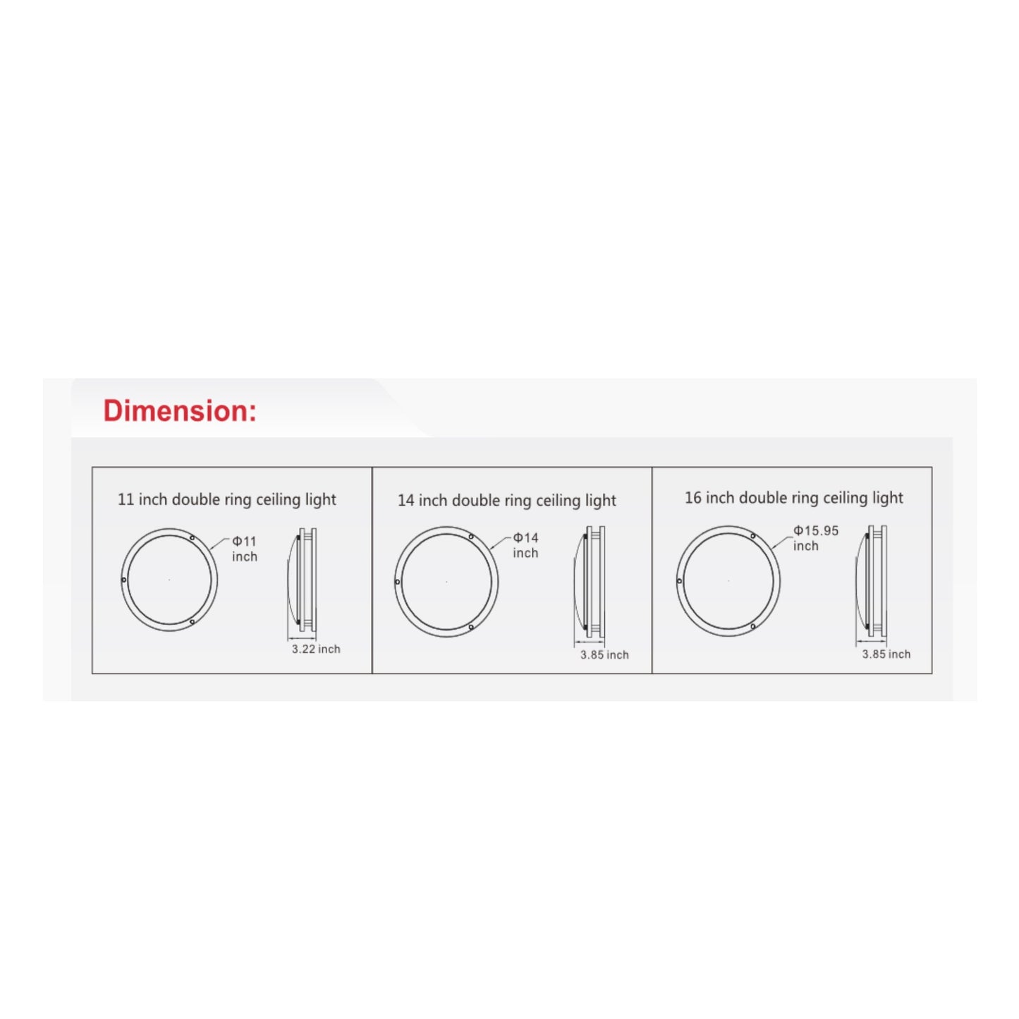 11" Flush Mount LED 3CCT 18W - Light52.com