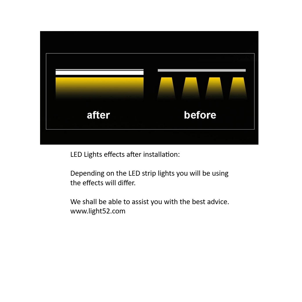 Shallow Linear Channels with diffuse covers - Light52 - LED Lighting Electrical Suppliers