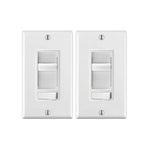 2 Pack Decora SureSlide Leviton 3WAY Dimmer light52.com home kitchen dimmer switch wall drywall leviton switch office light quality contractors