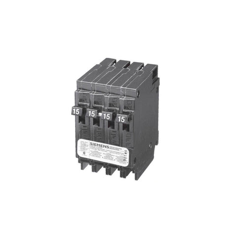 Q21515CTNC - Siemens Quad 15/15/15/15 amp Circuit Breaker