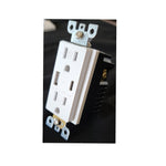 Decora USB + C Charger & Duplex Receptacle - Light52 - LED Lighting Electrical Suppliers