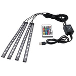 Truck/Car LED Interior Strips RGB USB Charger - Light52.com