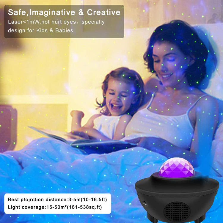 3 in 1 Galaxy Projector Star Projector LED Cloud Light Bluetooth - Light52.com