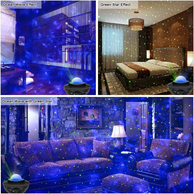 3 in 1 Galaxy Projector Star Projector LED Cloud Light Bluetooth - Light52.com