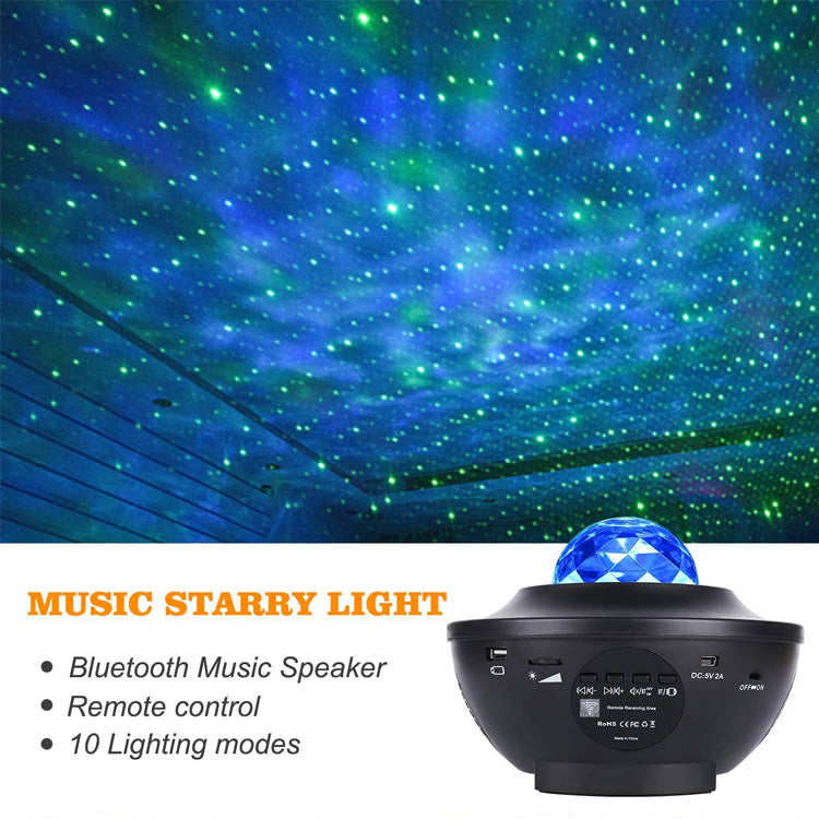 3 in 1 Galaxy Projector Star Projector LED Cloud Light Bluetooth - Light52.com