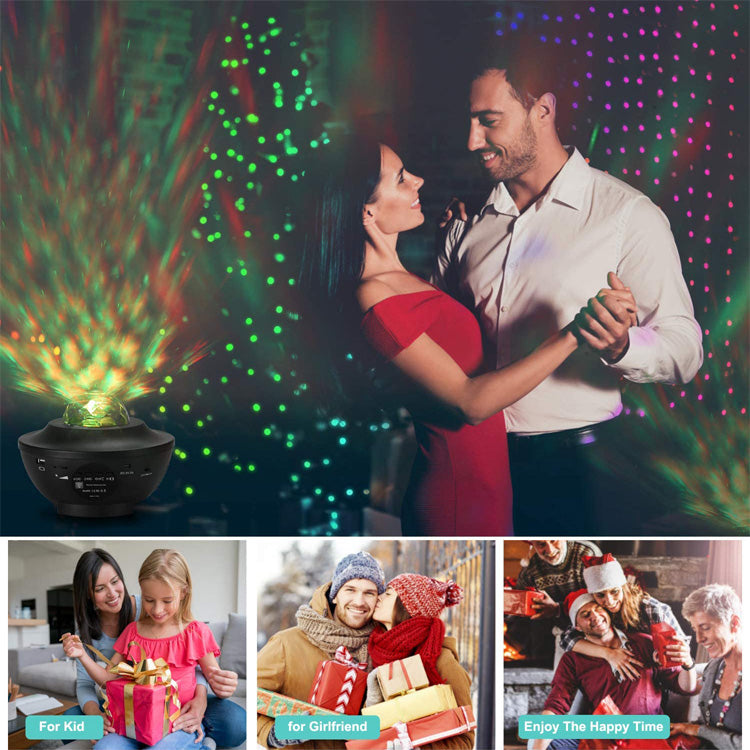 3 in 1 Galaxy Projector Star Projector LED Cloud Light Bluetooth - Light52.com